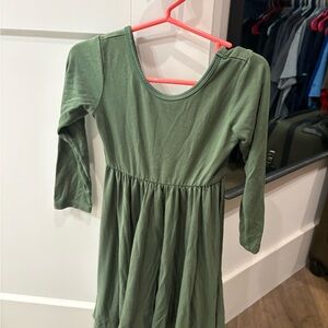 Kyte BABY Forest Green Long Sleeve Dress